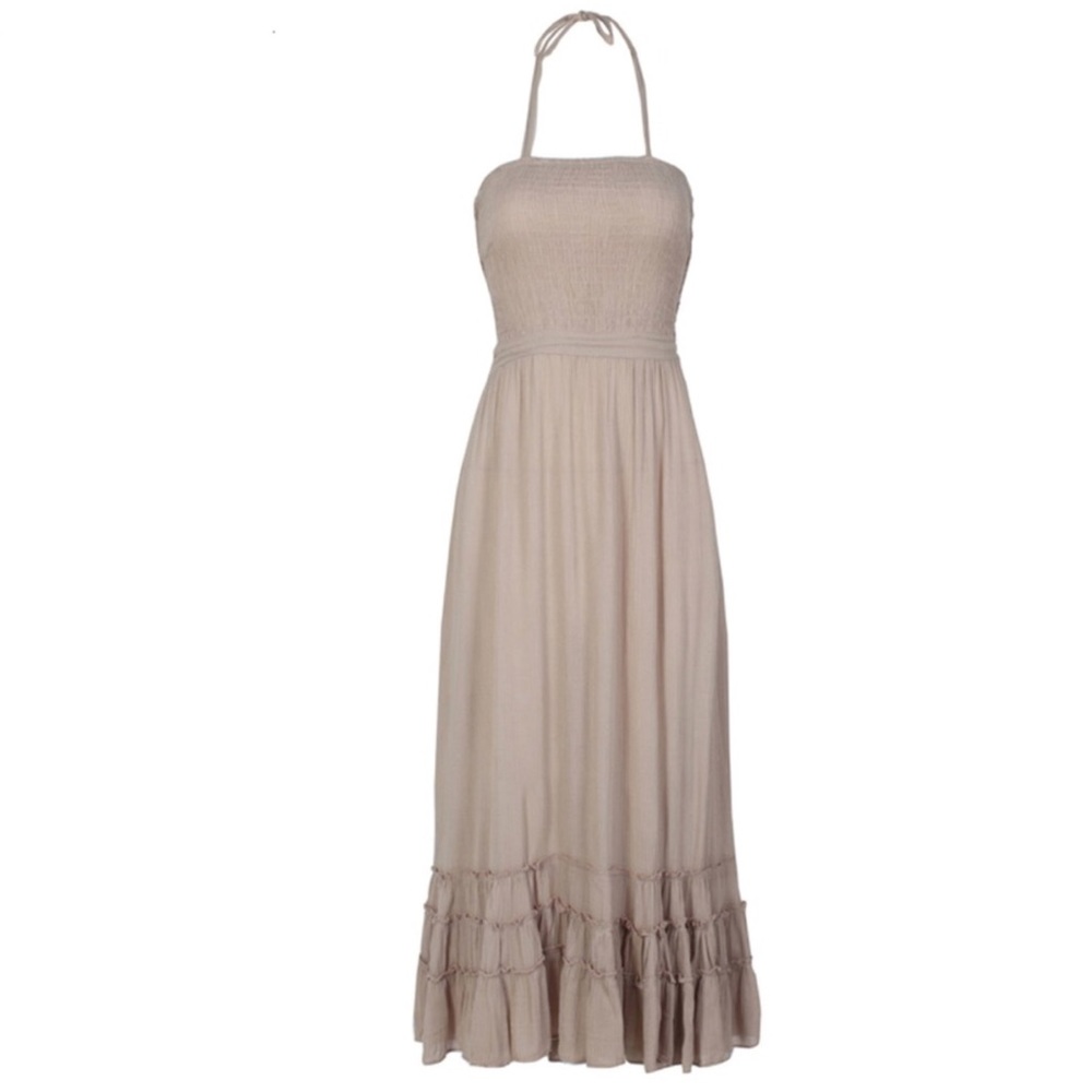 Bohemian Halter Backless Extratropical Maxi Dress - Picture 5 of 7